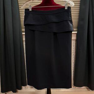 Vintage Emporio Armani Navy Blue Skirt